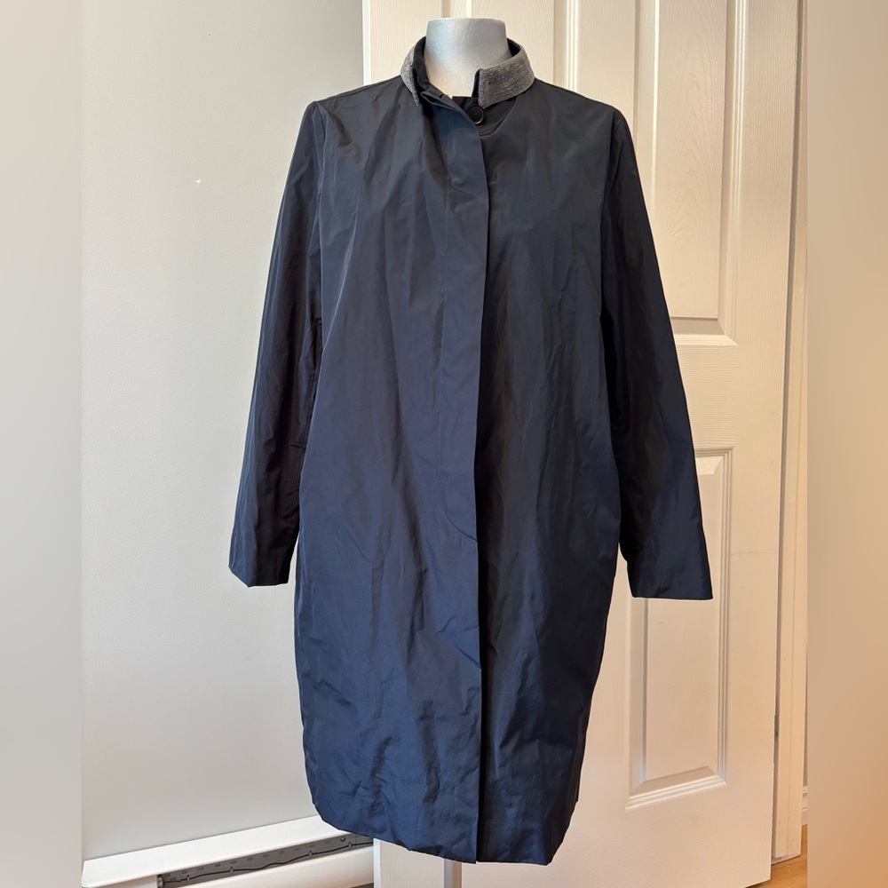Fabiana Filippi Women's Navy Trench Coat